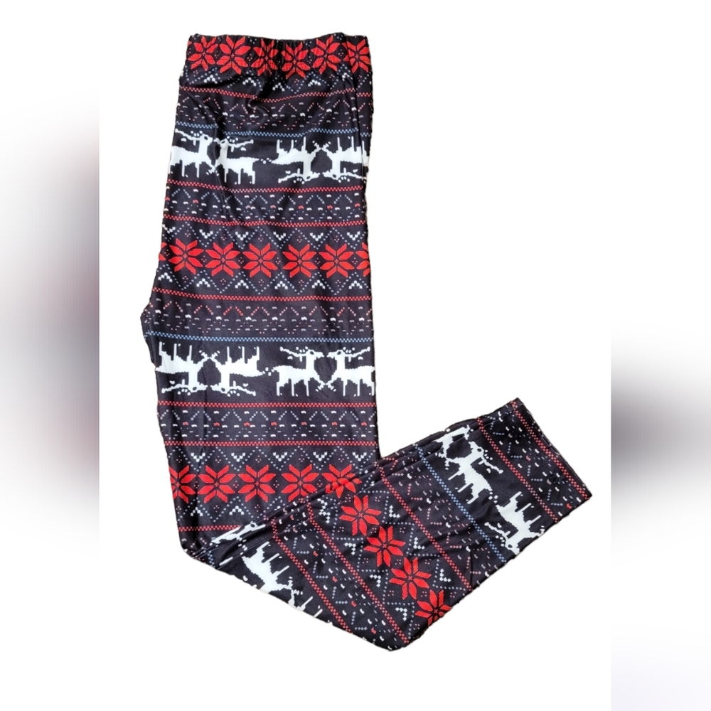 NWT Holiday Christmas Leggings Size XXL